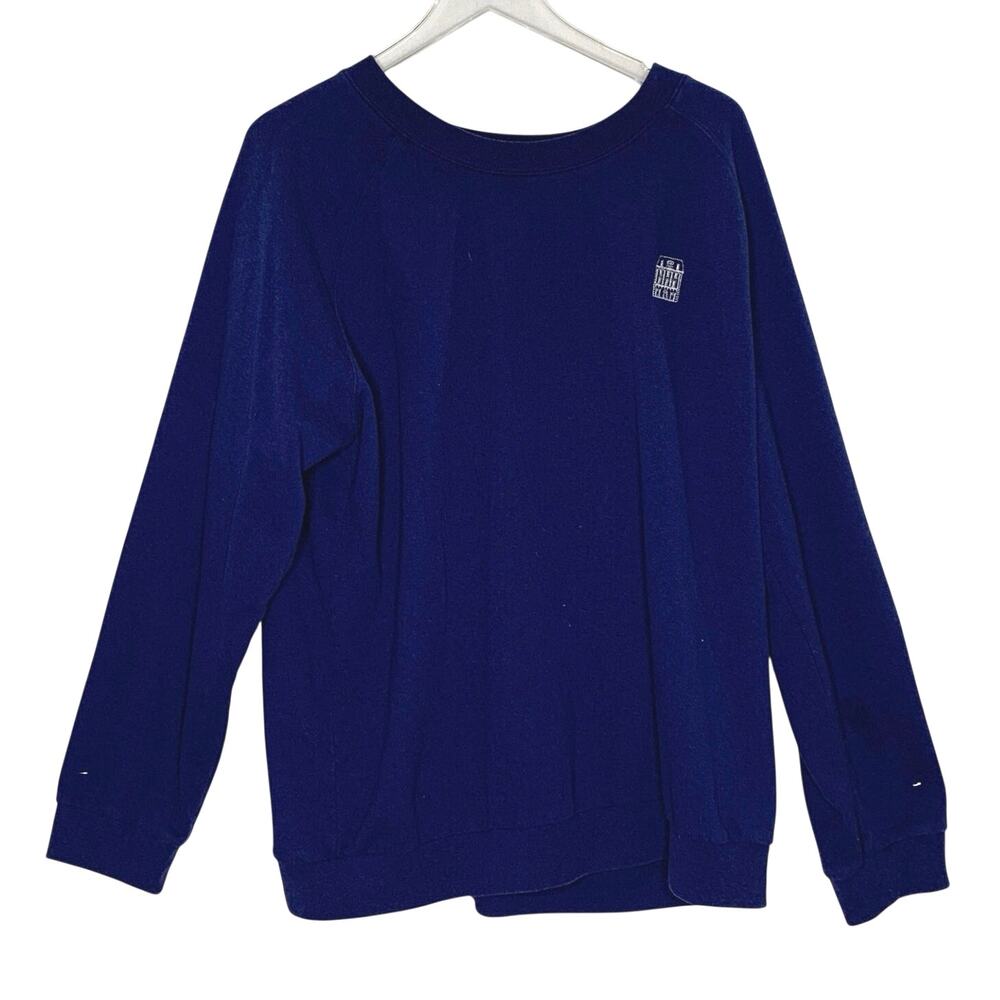 Hill House Home Logo Navy Pullover Sweatshirt 2XL Crewneck Comfort Lounge